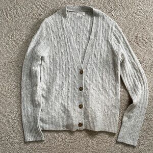 J.Crew Extra Soft Cardigan, Grey, size XS, very gently used
